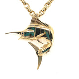 Blue Marlin Fish Pendant
