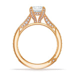 Emerald Solitaire Engagement Ring