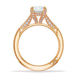 Emerald Solitaire Engagement Ring