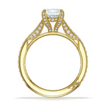 Emerald Solitaire Engagement Ring