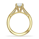 Emerald Solitaire Engagement Ring