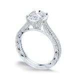 Oval Solitaire Engagement Ring
