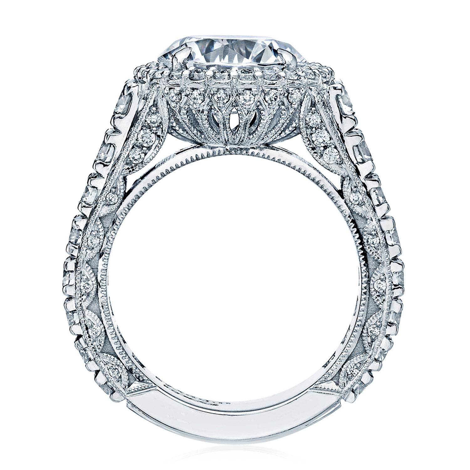 Round Bloom Engagement Ring