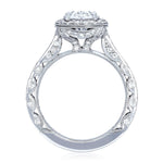 Oval Bloom Engagement Ring