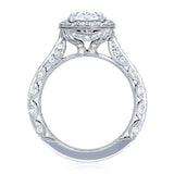 Oval Bloom Engagement Ring