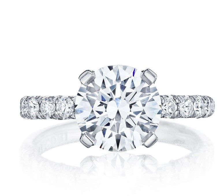 Platinum Classic Semi Mount Engagement Ring