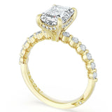 18K Yellow Gold Classic Semi Mount Engagement Ring