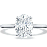 Platinum Solitaire Semi Mount Engagement Ring
