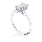 Emerald Solitaire Engagement Ring