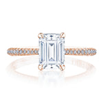 Emerald Solitaire Engagement Ring