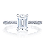 Emerald Solitaire Engagement Ring