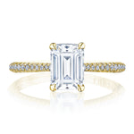 Emerald Solitaire Engagement Ring