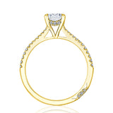 Emerald Solitaire Engagement Ring