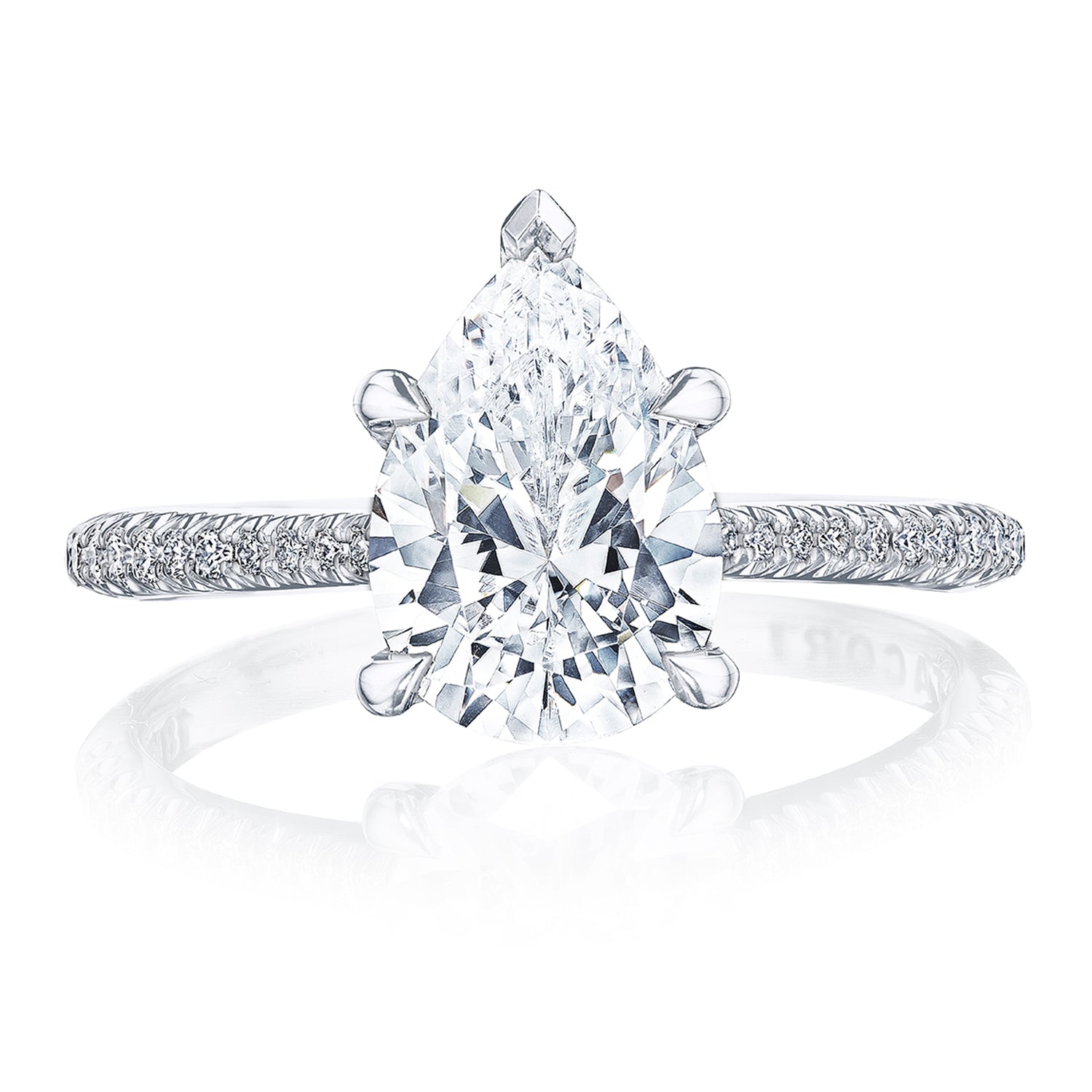 Pear Solitaire Engagement Ring