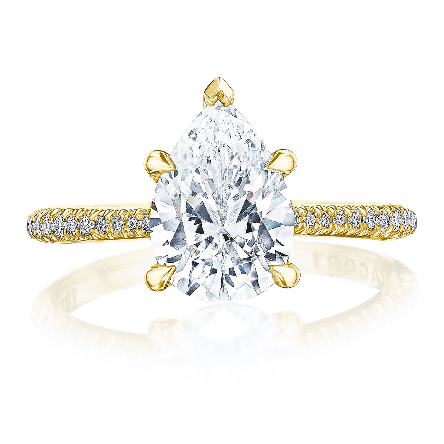 Pear Solitaire Engagement Ring