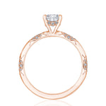 Emerald Solitaire Engagement Ring