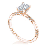 Emerald Solitaire Engagement Ring