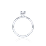 Emerald Solitaire Engagement Ring