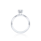 Emerald Solitaire Engagement Ring