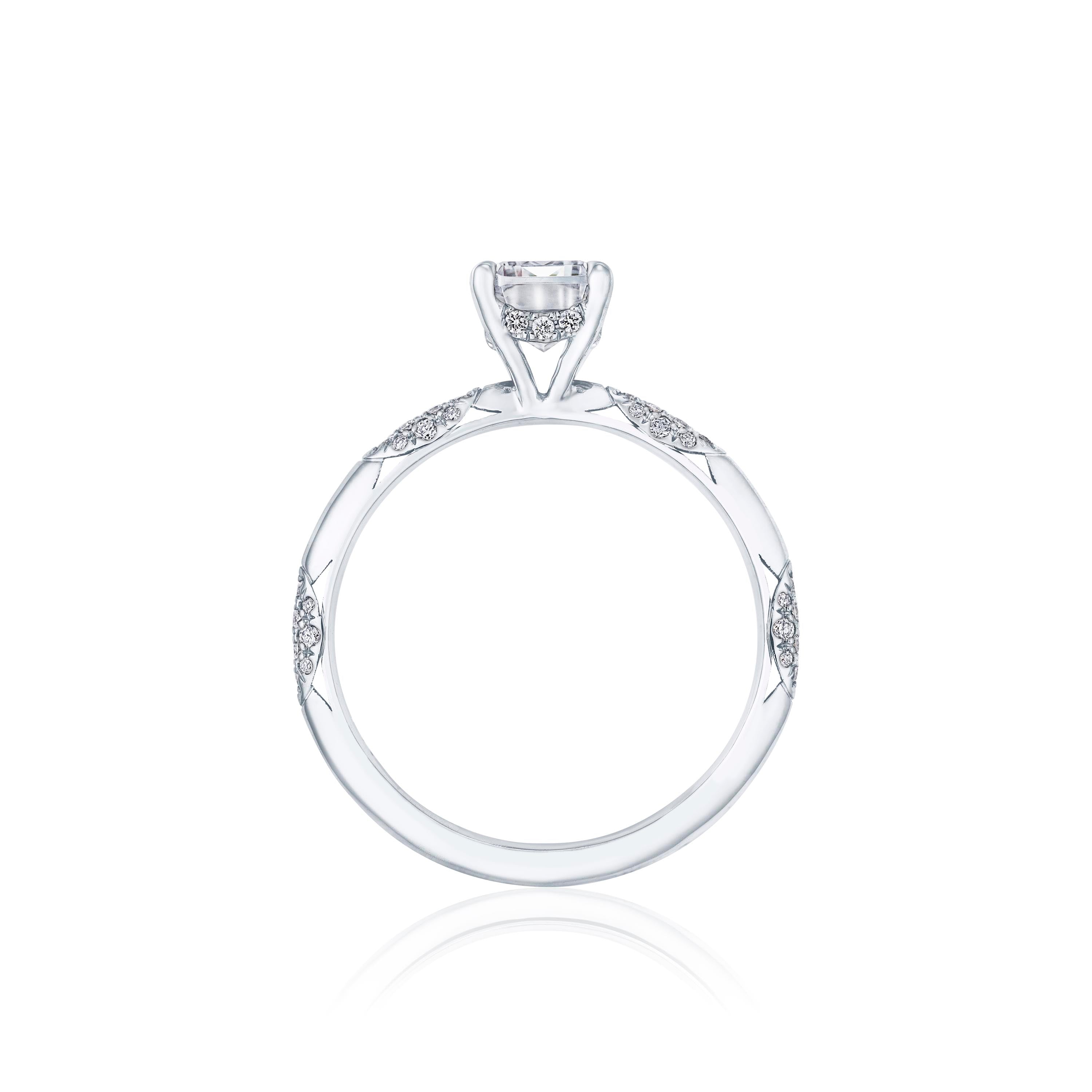 Emerald Solitaire Engagement Ring