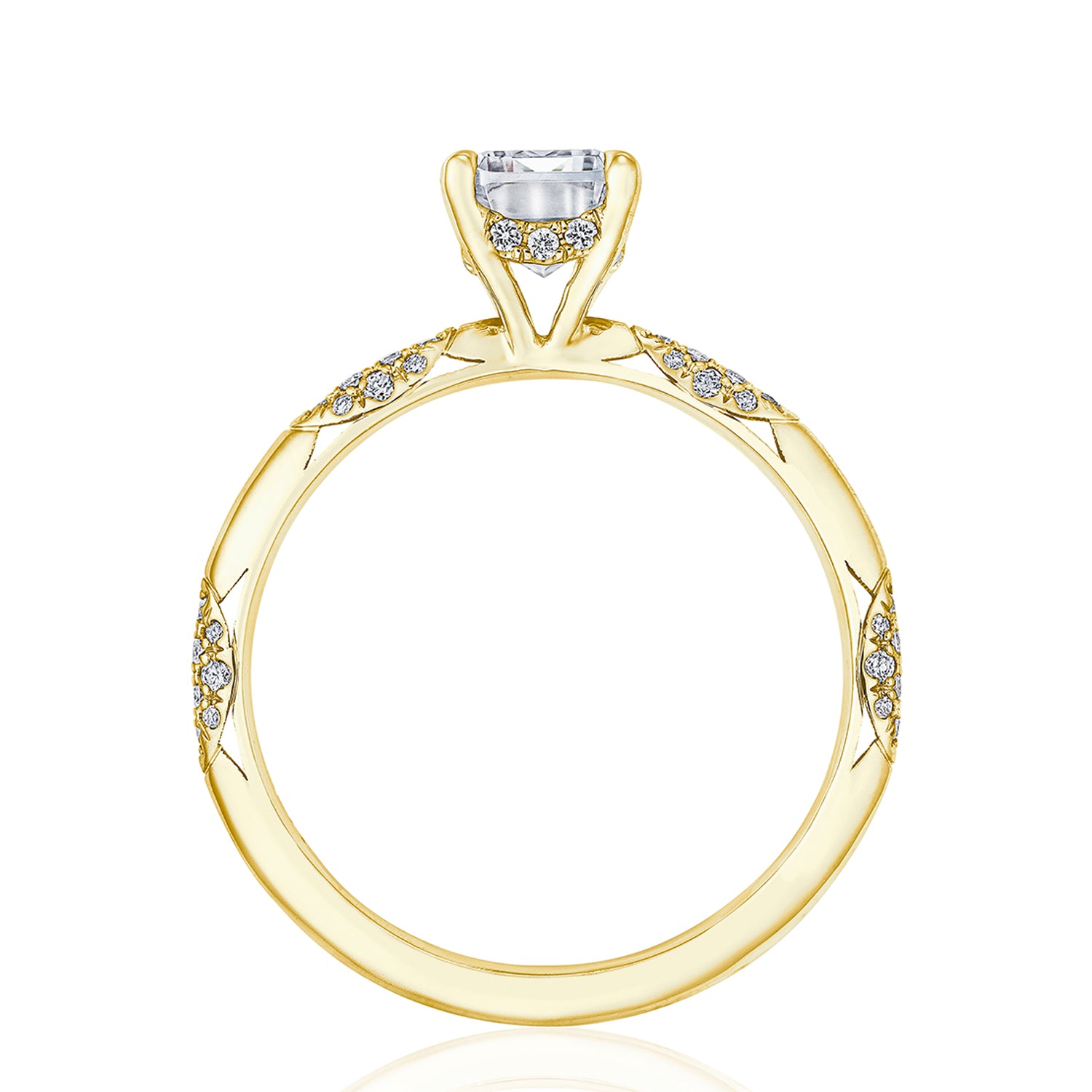 Emerald Solitaire Engagement Ring