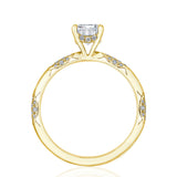 Emerald Solitaire Engagement Ring