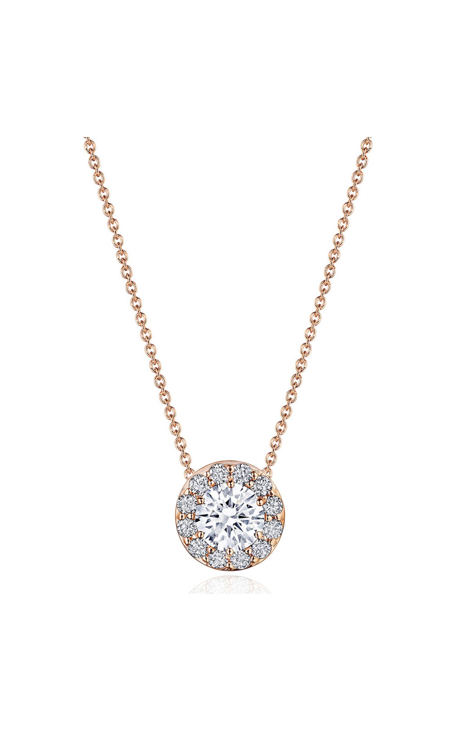 17"" Single Bloom Diamond Necklace