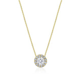 17"" Single Bloom Diamond Necklace