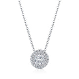 17"" Double Bloom Diamond Necklace
