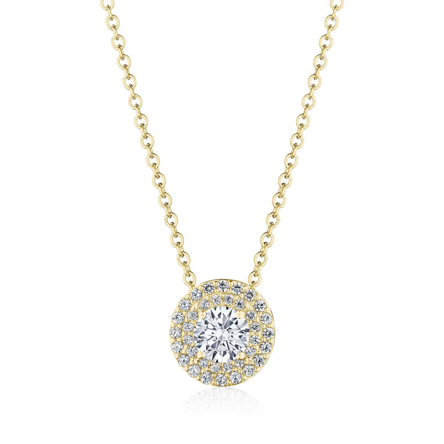 17"" Double Bloom Diamond Necklace