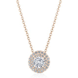 17"" Double Bloom Diamond Necklace