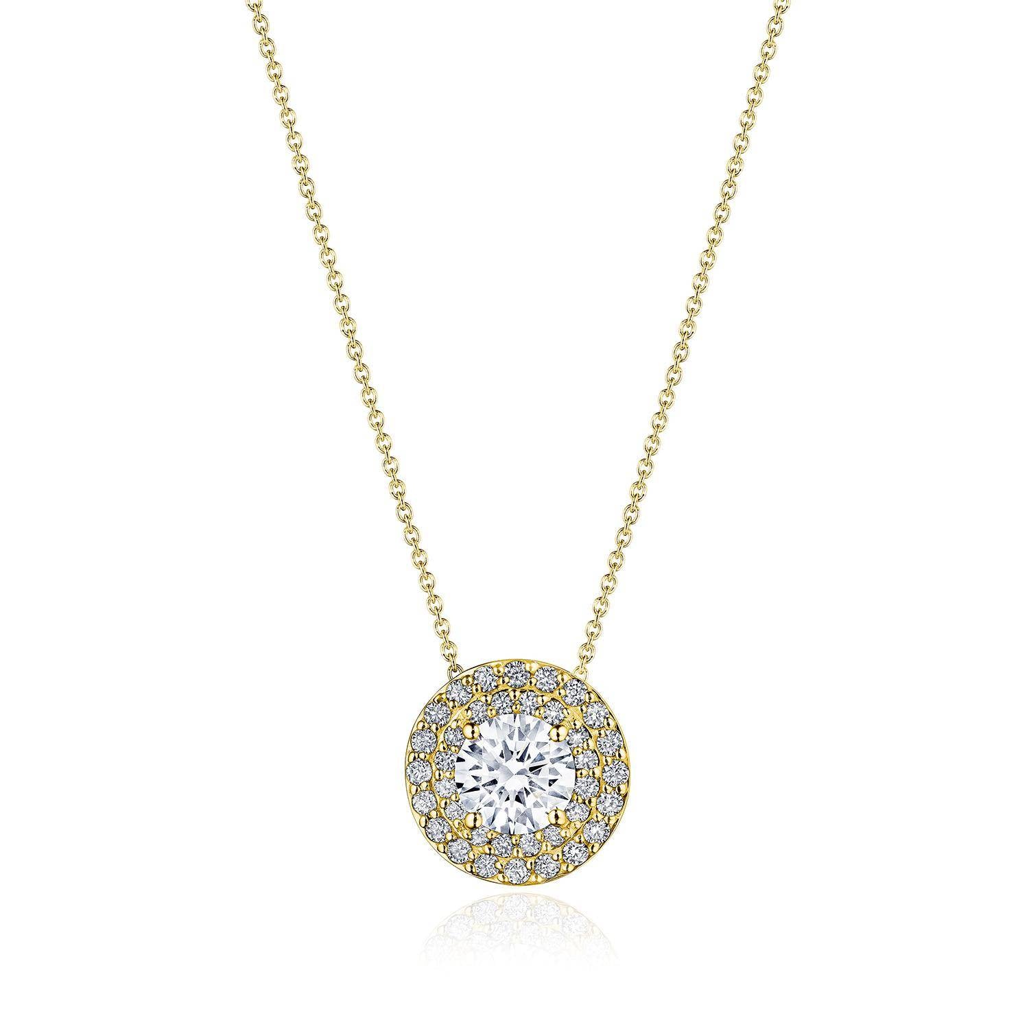 17"" Double Bloom Diamond Necklace