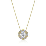 17"" Double Bloom Diamond Necklace