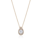 17"" Pear Bloom Diamond Necklace