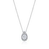 17"" Pear Bloom Diamond Necklace