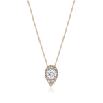 17"" Pear Bloom Diamond Necklace