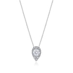 17"" Pear Bloom Diamond Necklace