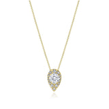 17"" Pear Bloom Diamond Necklace