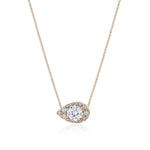 17"" Pear Bloom Diamond Necklace