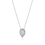 17"" Pear Bloom Diamond Necklace