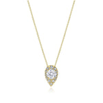 17"" Pear Bloom Diamond Necklace