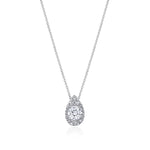 17"" Pear Bloom Diamond Necklace