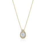 17"" Pear Bloom Diamond Necklace
