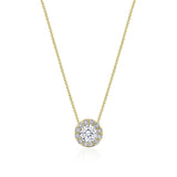 17"" Single Bloom Diamond Necklace