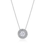 17"" Double Bloom Diamond Necklace