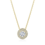 17"" Double Bloom Diamond Necklace
