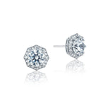 Art Deco Bloom Stud Earrings