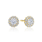 Full Bloom Diamond Stud Earrings
