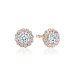 Full Bloom Diamond Stud Earrings
