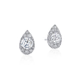 Pear Bloom Diamond Earring